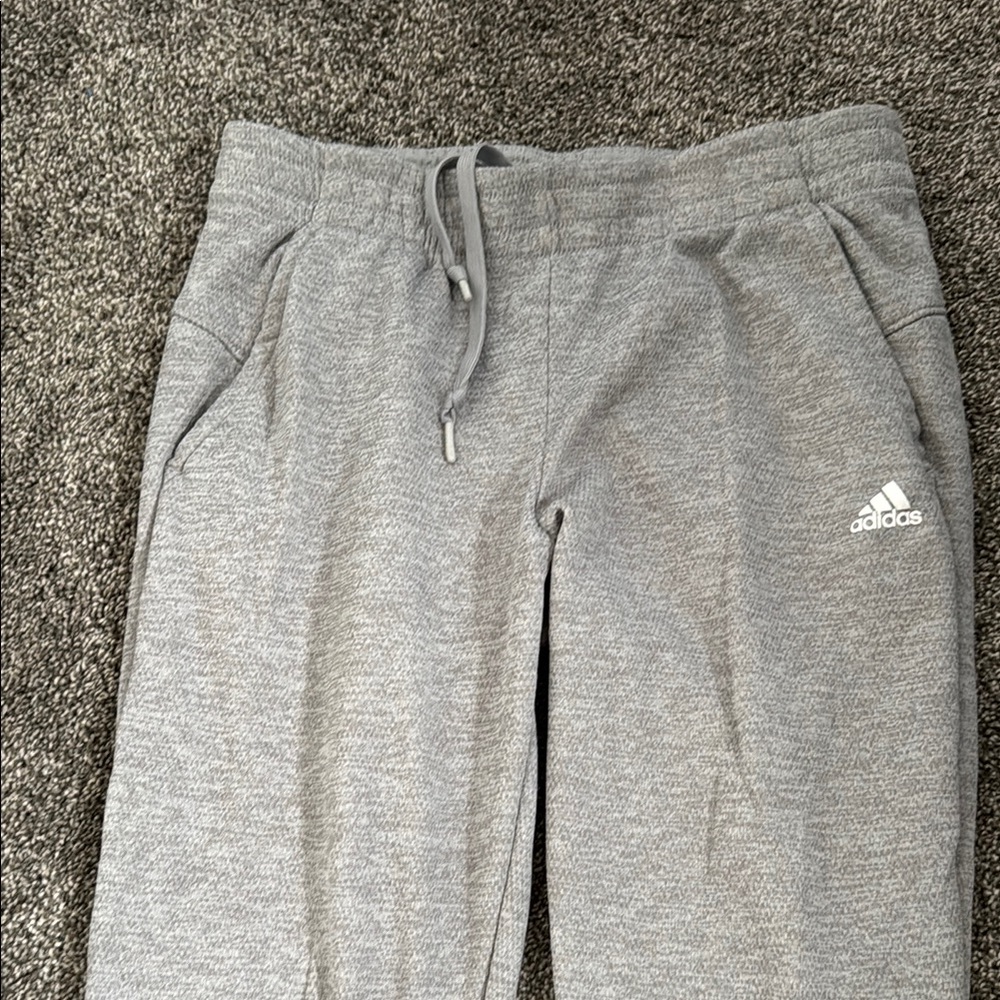 Adidas Women Gray Sweatpants